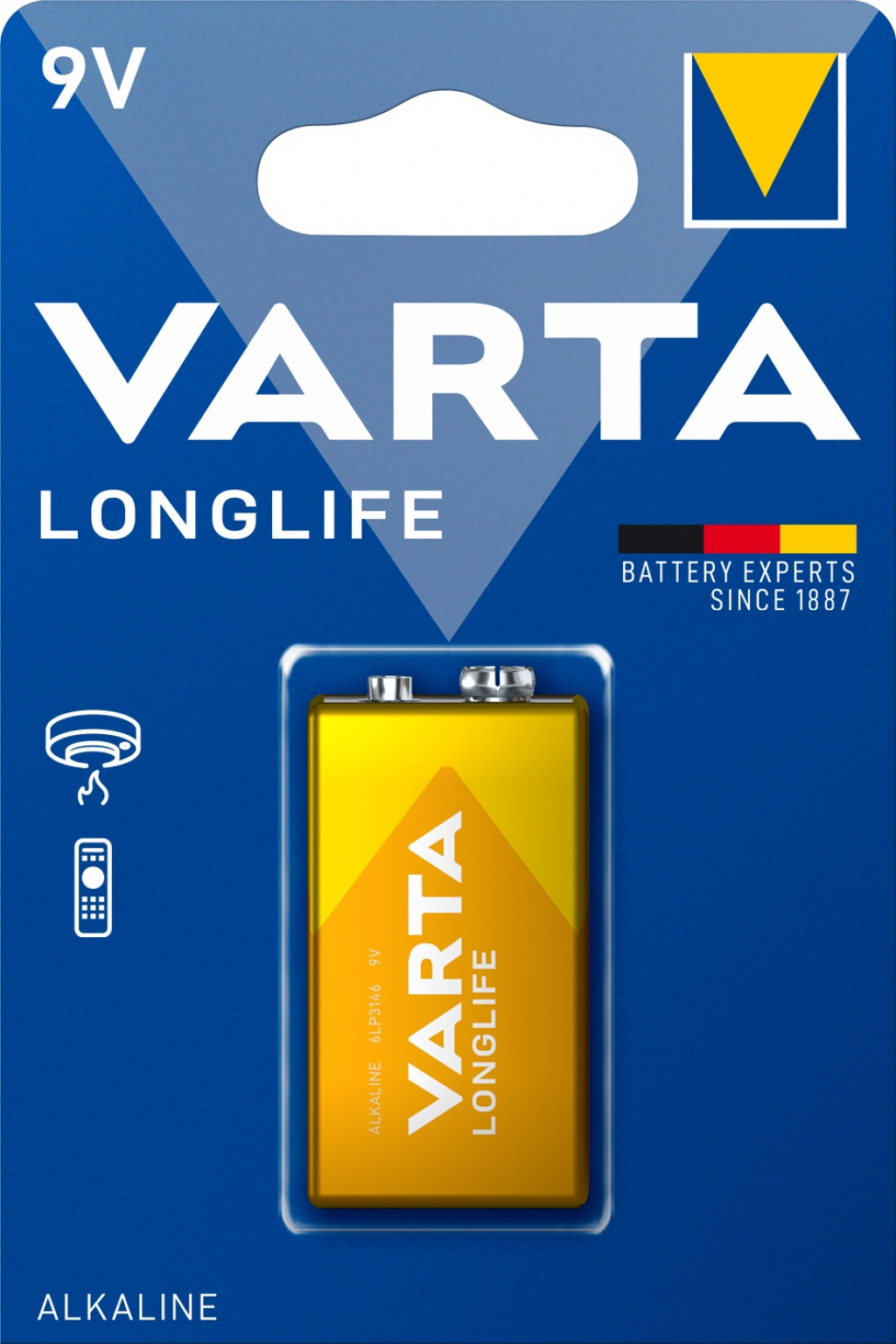 Батерии Varta LONGLIFE 9V BLI 1